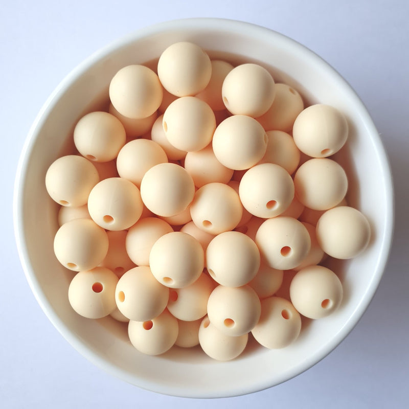 9mm round silicone beads - Hey Beadly