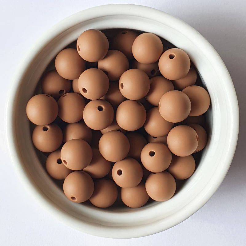 9mm round silicone beads - Hey Beadly