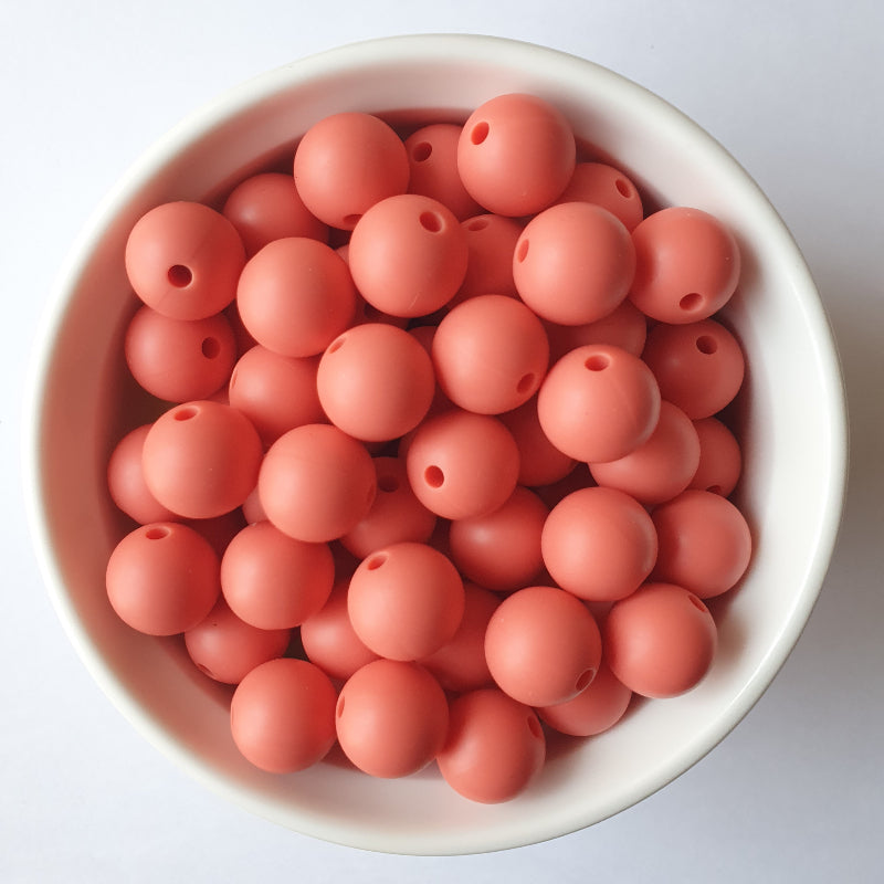 9mm round silicone beads - Hey Beadly