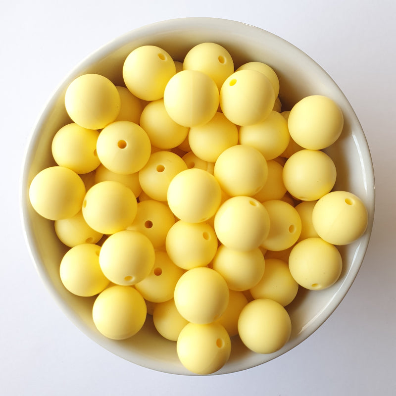 9mm round silicone beads - Hey Beadly