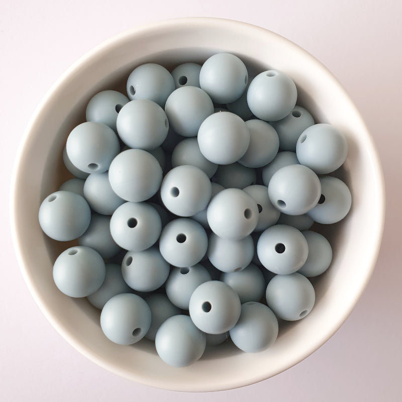Cheriswelry 65 Pcs Silicone & Wood Beads - 15-16mm Round, Octagon Eye Beads, Colorful Printed, DIY Jewelry Making