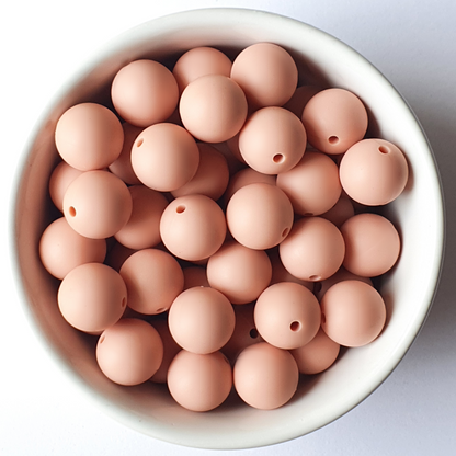 19mm Round Silicone Beads