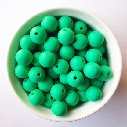 9mm round silicone beads - Hey Beadly
