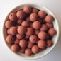 light mahogany round silicone beads - hey beadly
