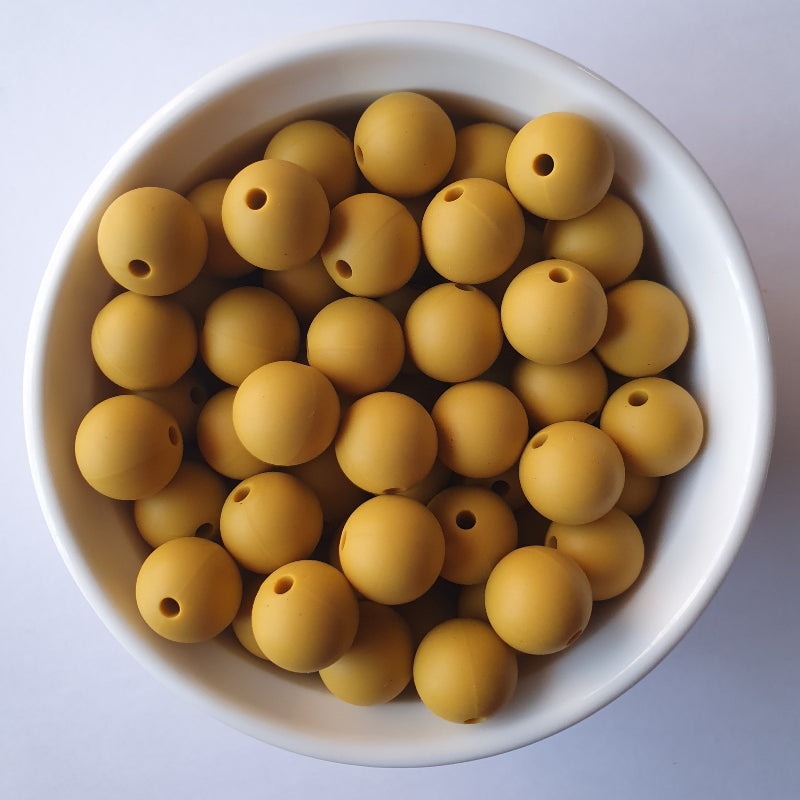 9mm round silicone beads - Hey Beadly