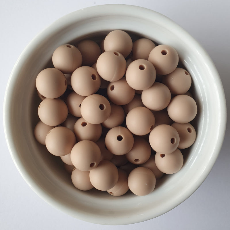 9mm round silicone beads - Hey Beadly