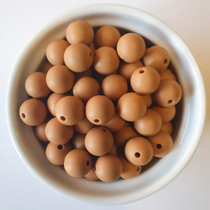 pastry shell round silicone beads - hey beadly