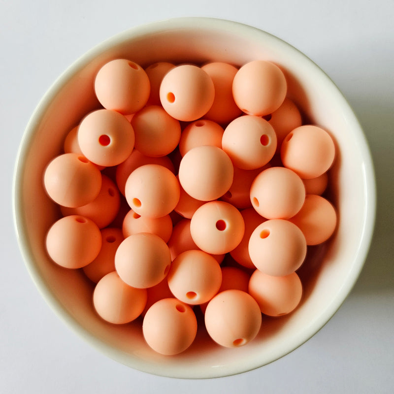 9mm round silicone beads - Hey Beadly