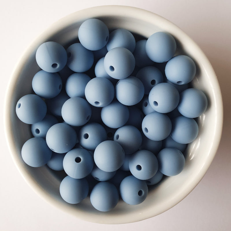 9mm round silicone beads - Hey Beadly