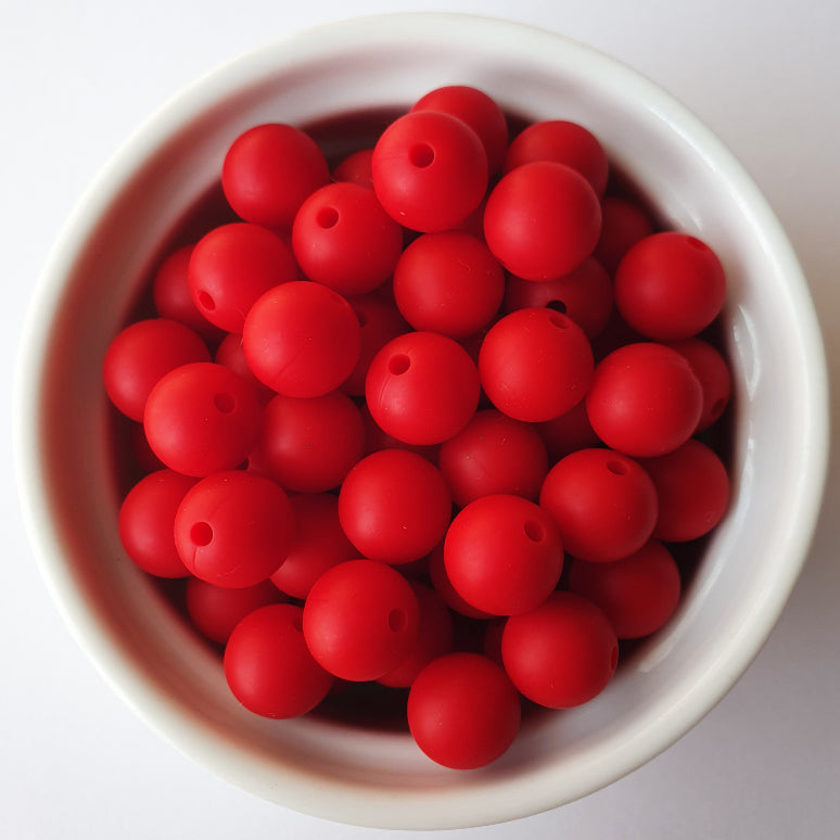 9mm round silicone beads - Hey Beadly