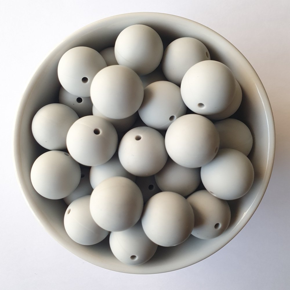 19mm Round Silicone Beads - Hey Beadly