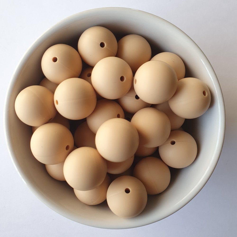 19mm Round Silicone Beads - Hey Beadly