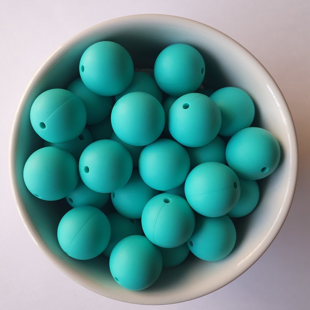 19mm Round Silicone Beads - Hey Beadly