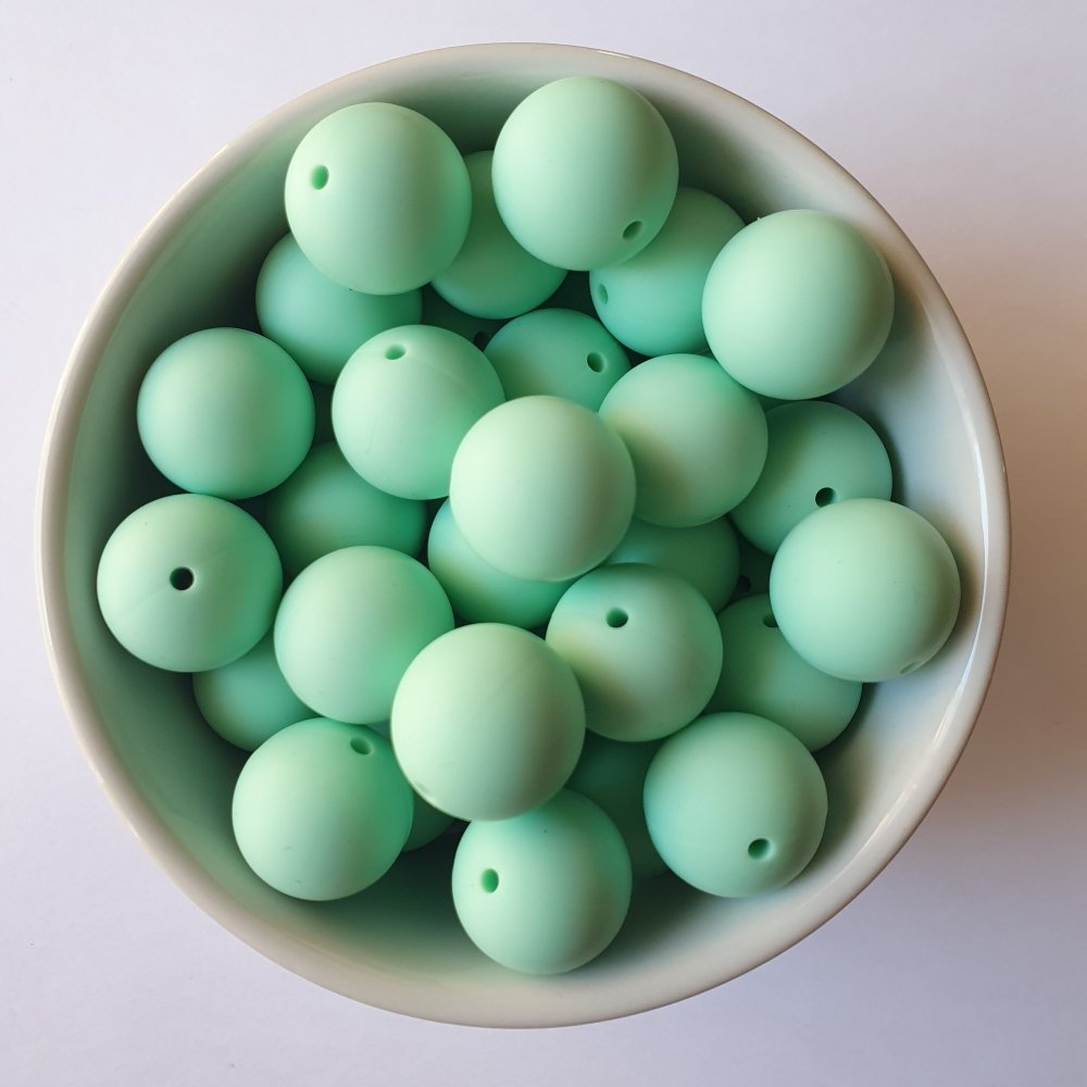 19mm Round Silicone Beads - Hey Beadly