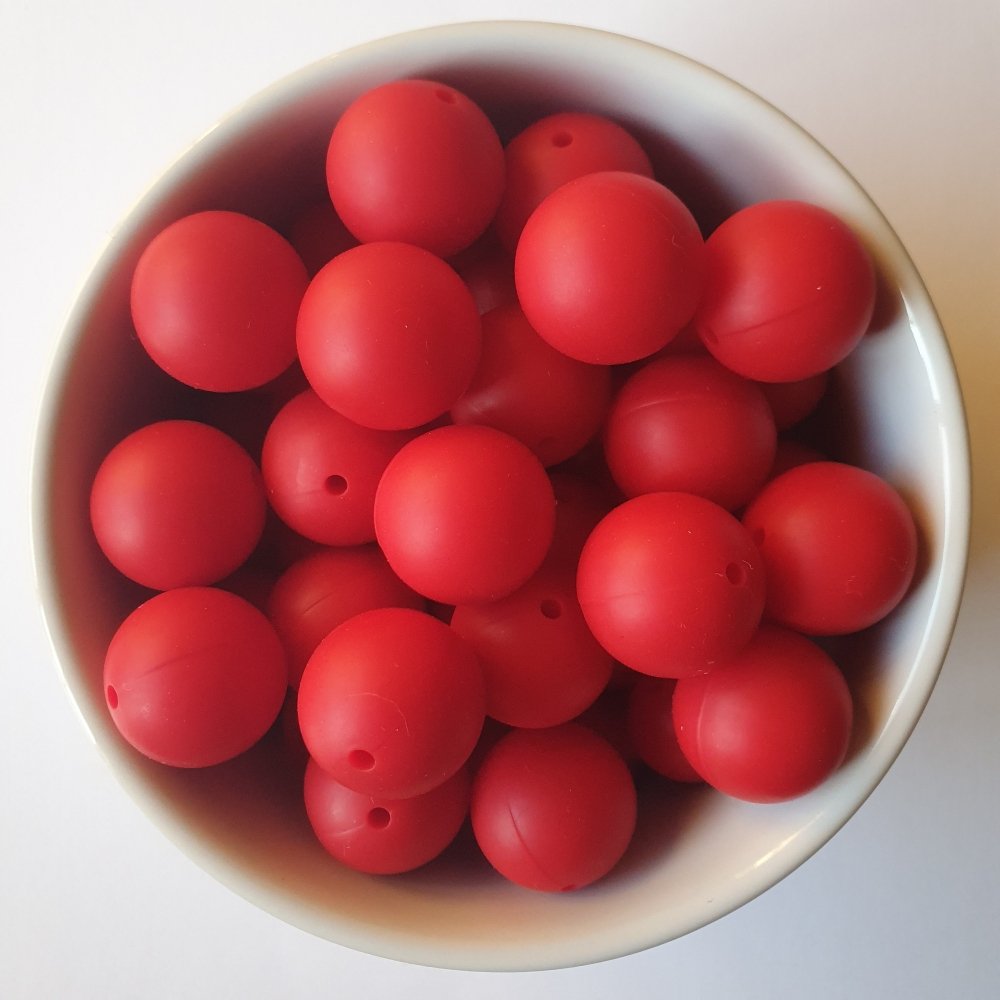 19mm Round Silicone Beads - Hey Beadly