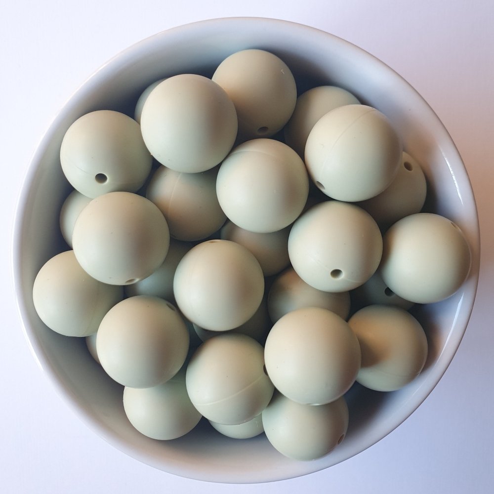 19mm Round Silicone Beads - Hey Beadly