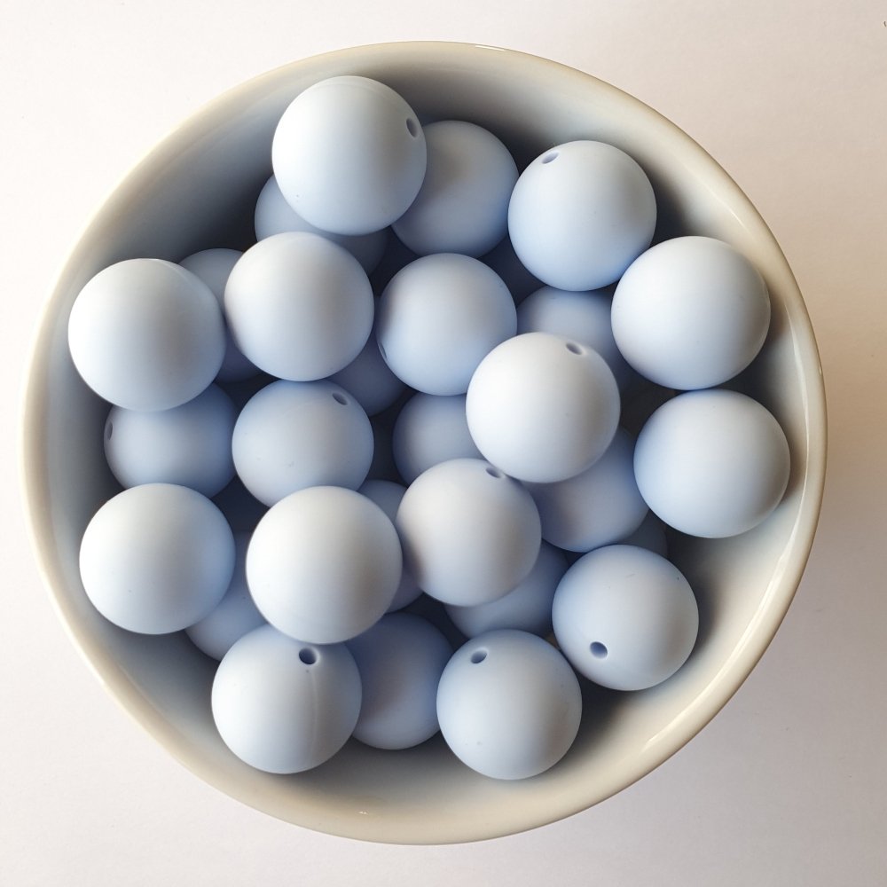 19mm Round Silicone Beads - Hey Beadly