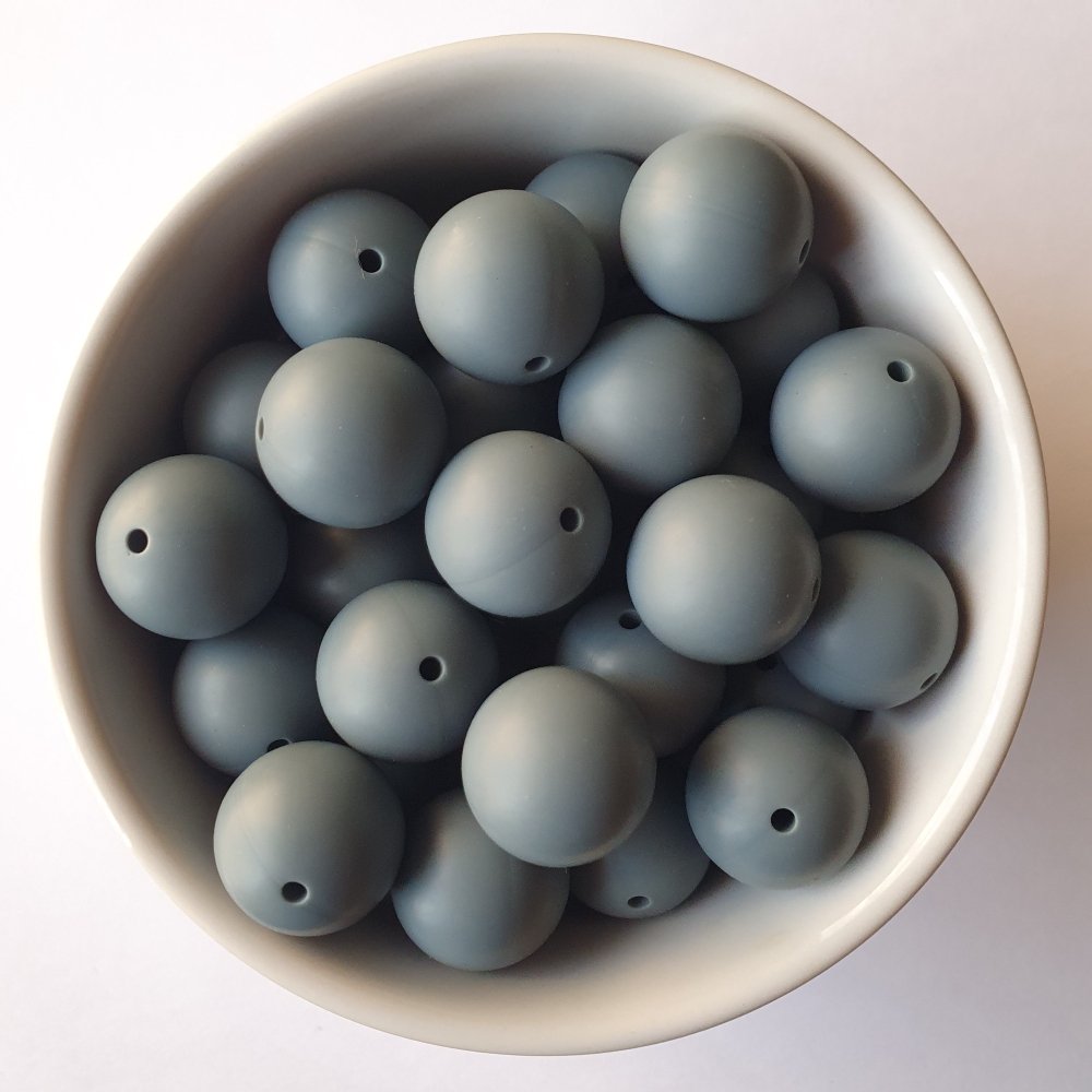 19mm Round Silicone Beads - Hey Beadly