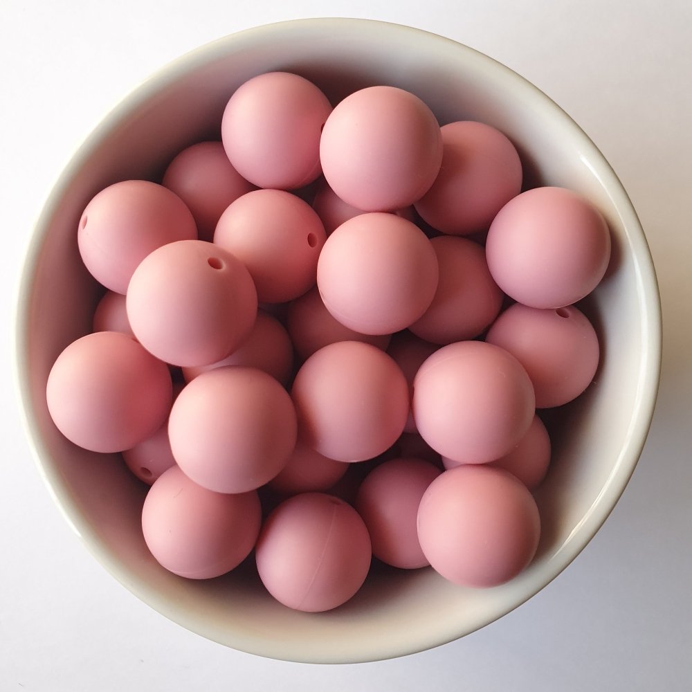 19mm Round Silicone Beads - Hey Beadly