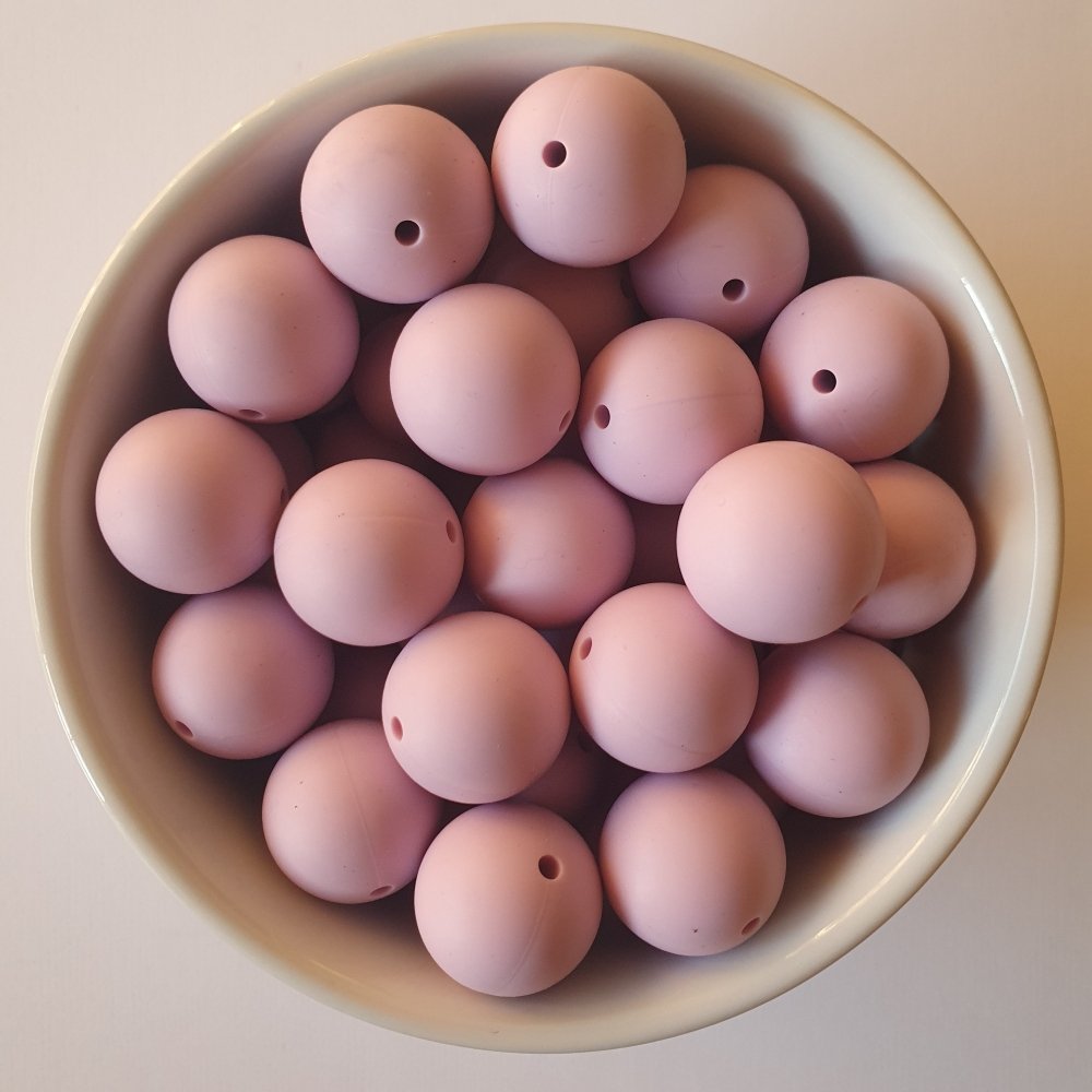 19mm Round Silicone Beads - Hey Beadly