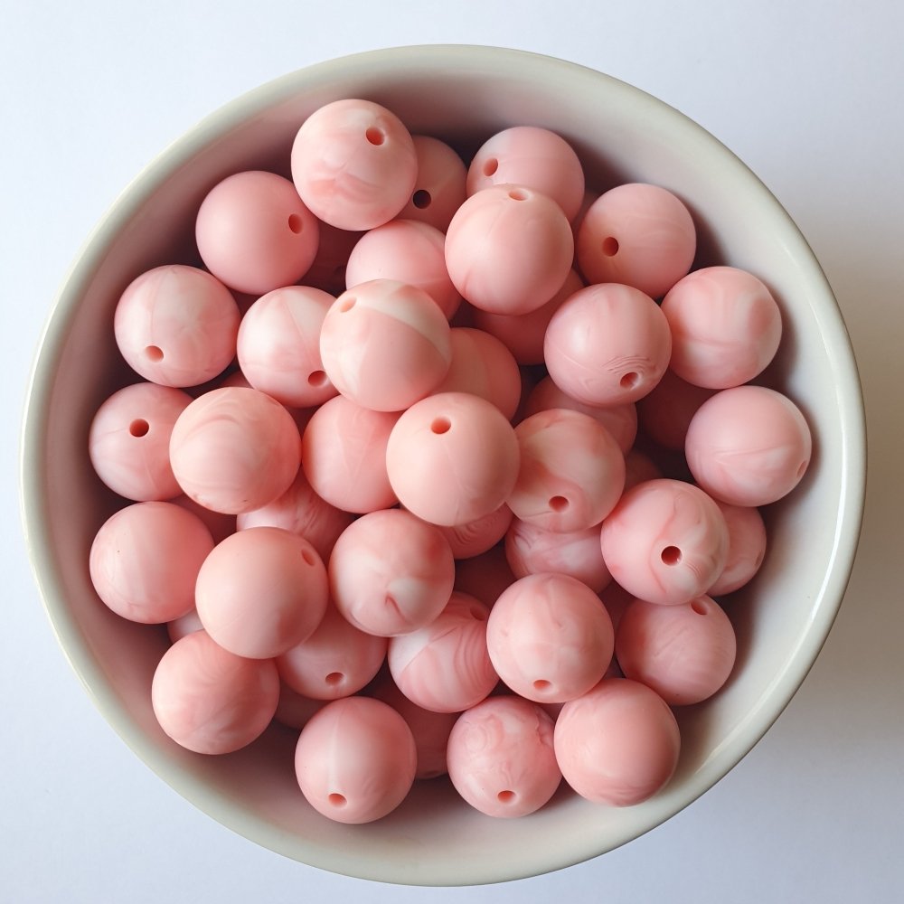 19mm Round Silicone Beads - Hey Beadly