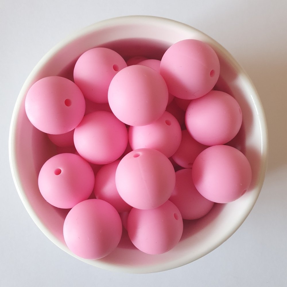 19mm Round Silicone Beads - Hey Beadly