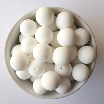 19mm Round Silicone Beads - Hey Beadly