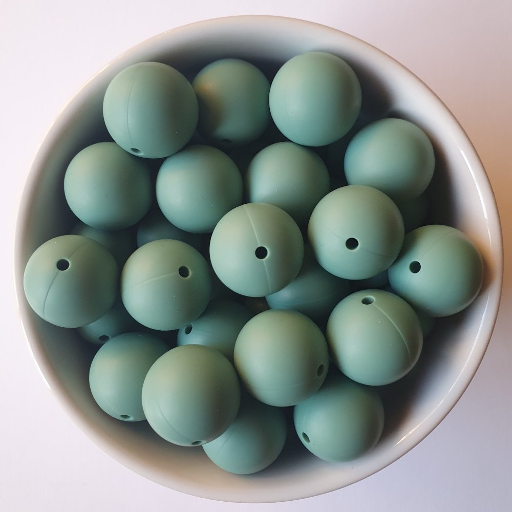 19mm Round Silicone Beads - Hey Beadly