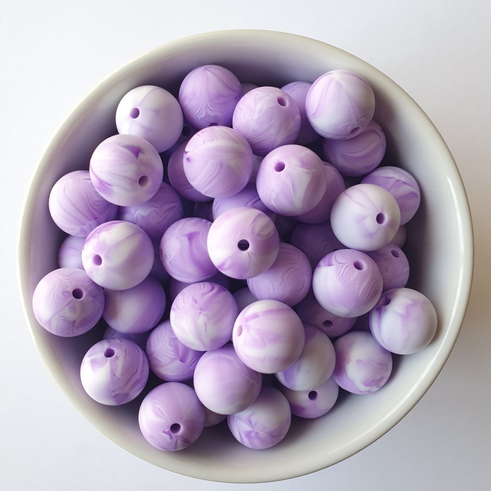 19mm Round Silicone Beads - Hey Beadly