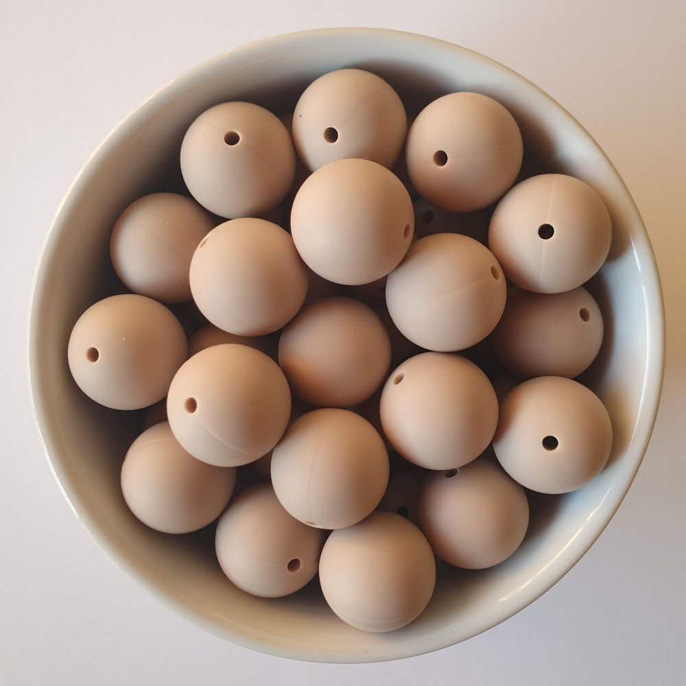 19mm Round Silicone Beads - Hey Beadly