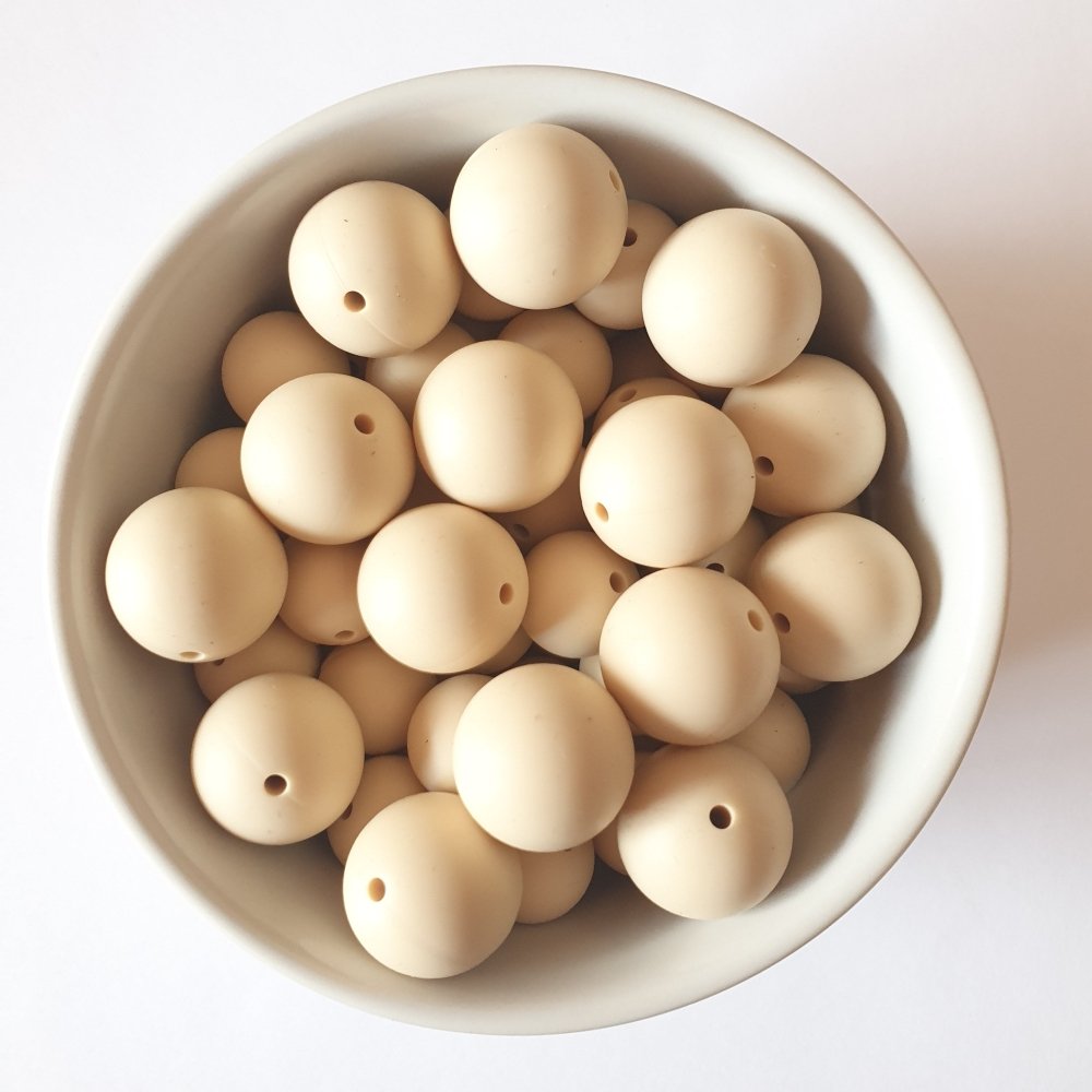 19mm Round Silicone Beads - Hey Beadly