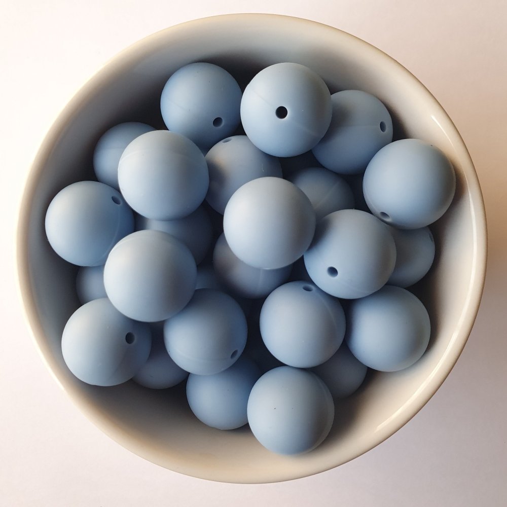 19mm Round Silicone Beads - Hey Beadly