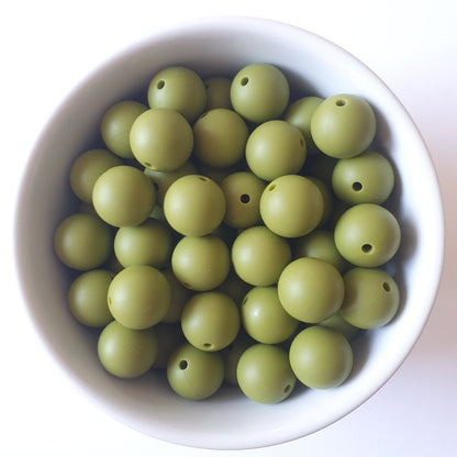 19mm Round Silicone Beads - Hey Beadly