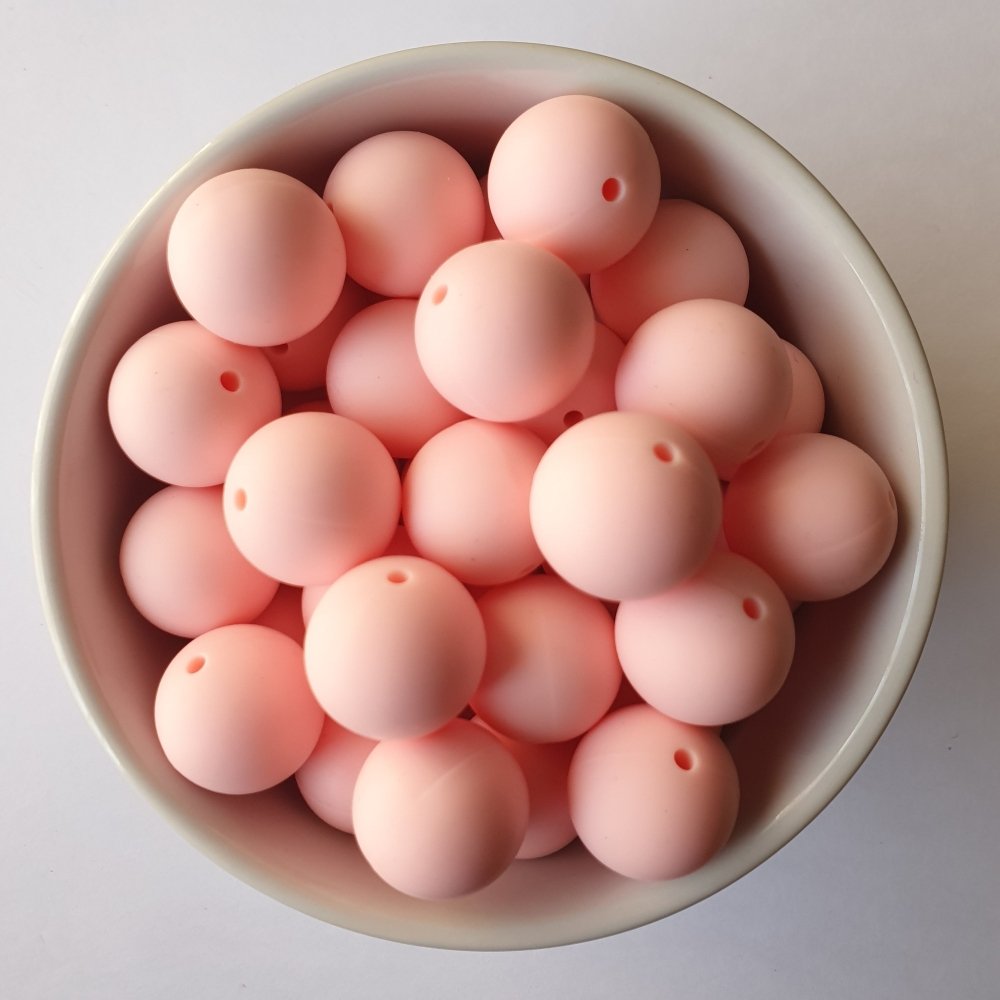19mm Round Silicone Beads - Hey Beadly