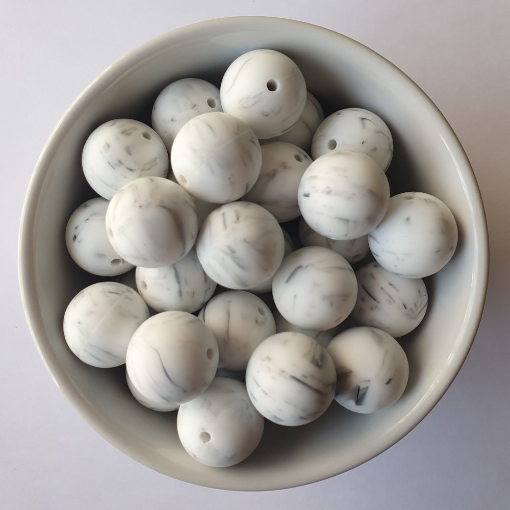 19mm Round Silicone Beads - Hey Beadly