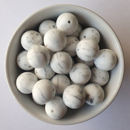 19mm Round Silicone Beads - Hey Beadly