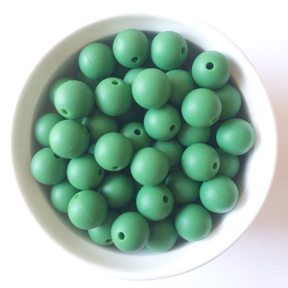 19mm Round Silicone Beads - Hey Beadly