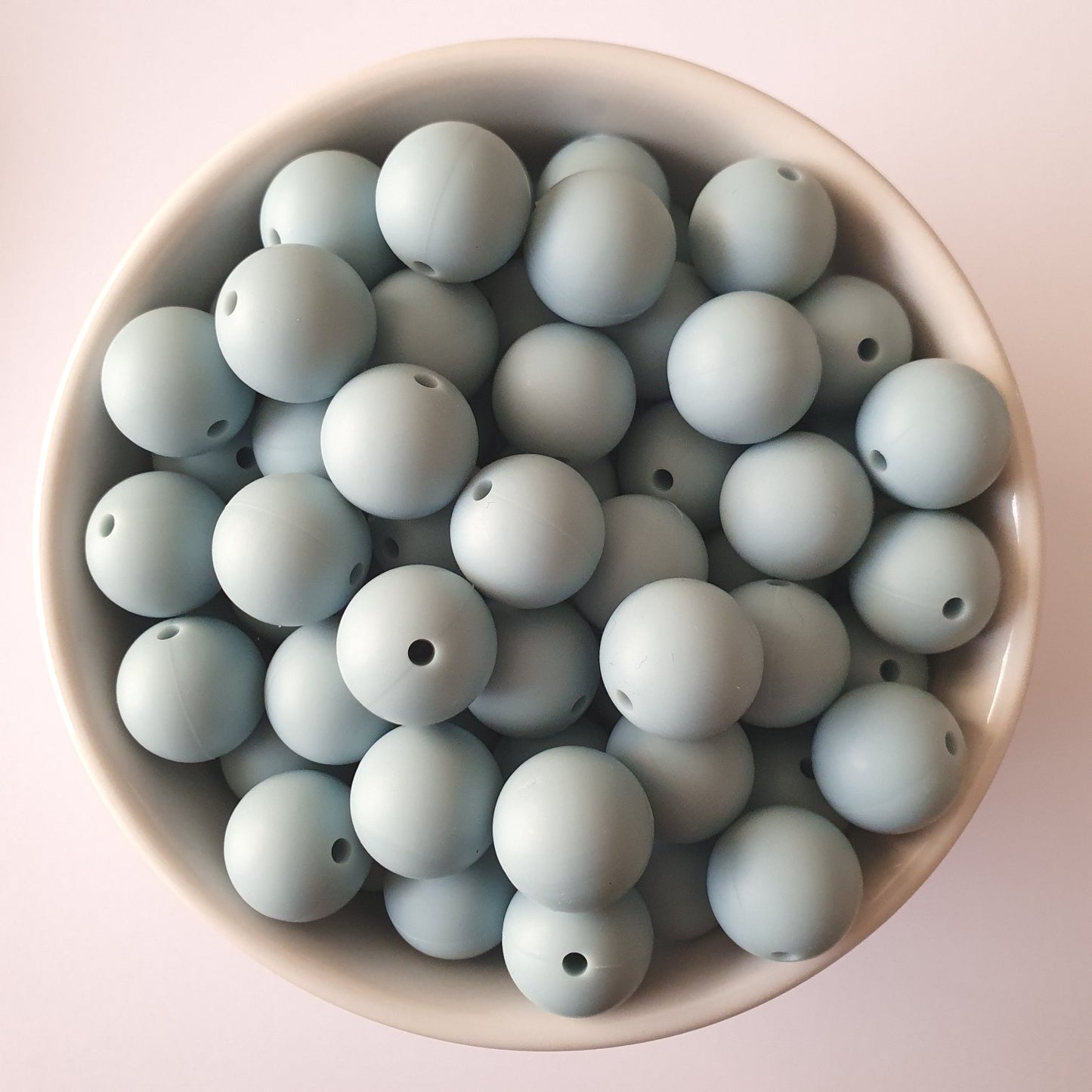15mm Round Silicone Beads