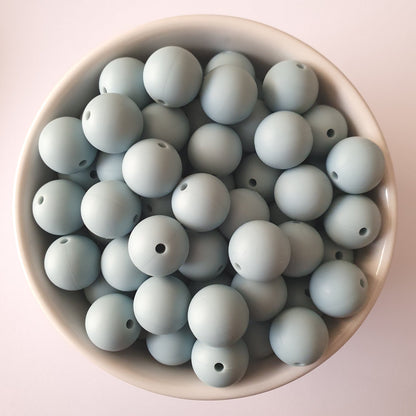 15mm Round Silicone Beads