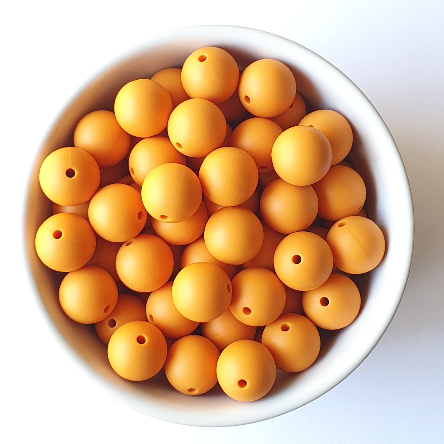 15mm Round Silicone Beads