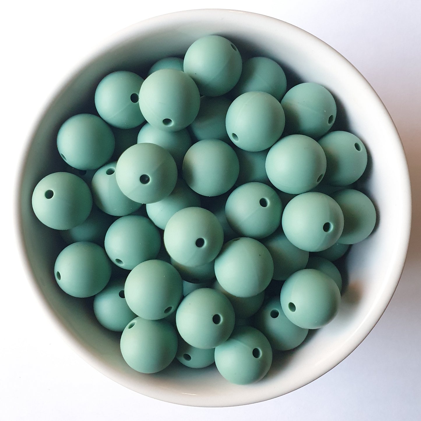 15mm Round Silicone Beads