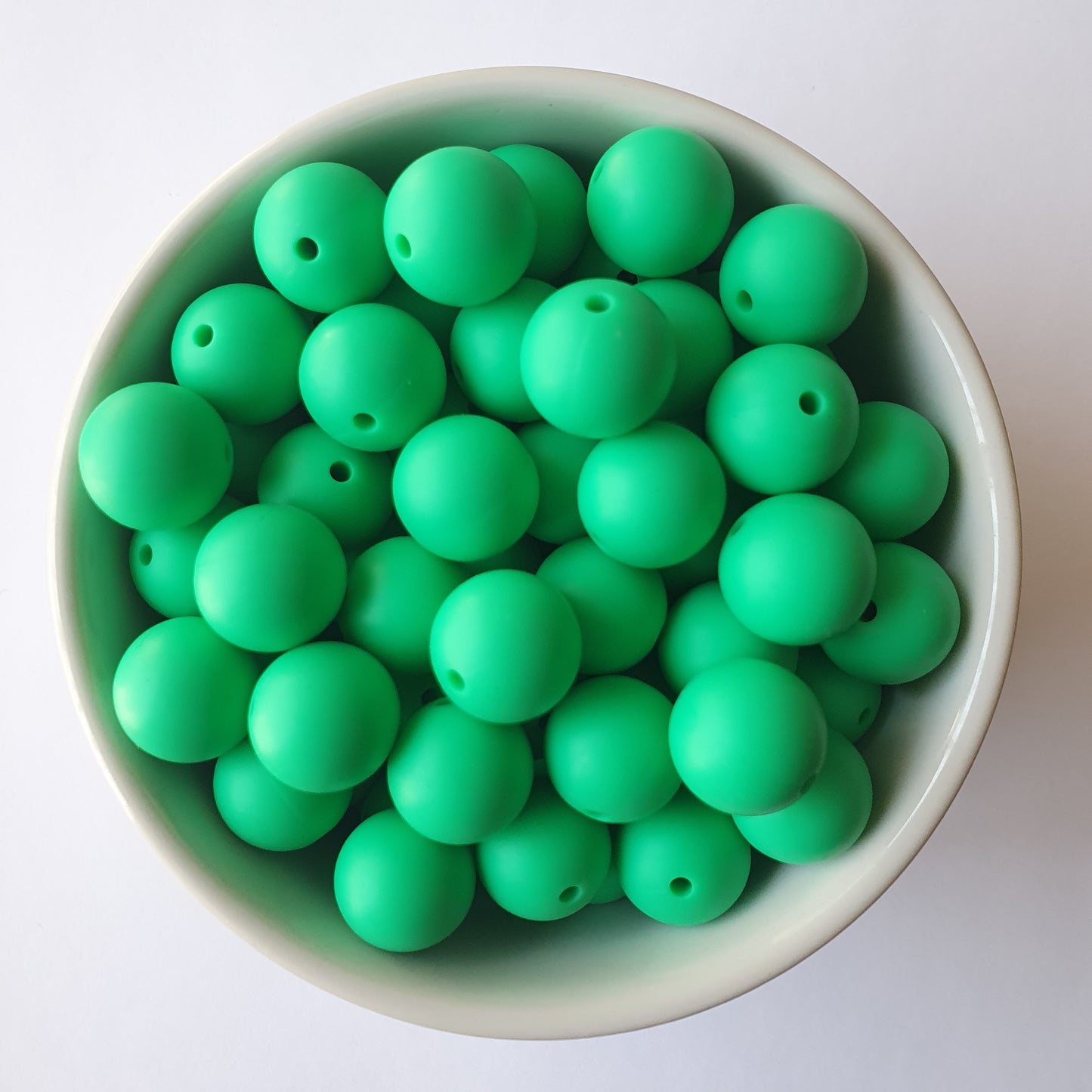 15mm Round Silicone Beads