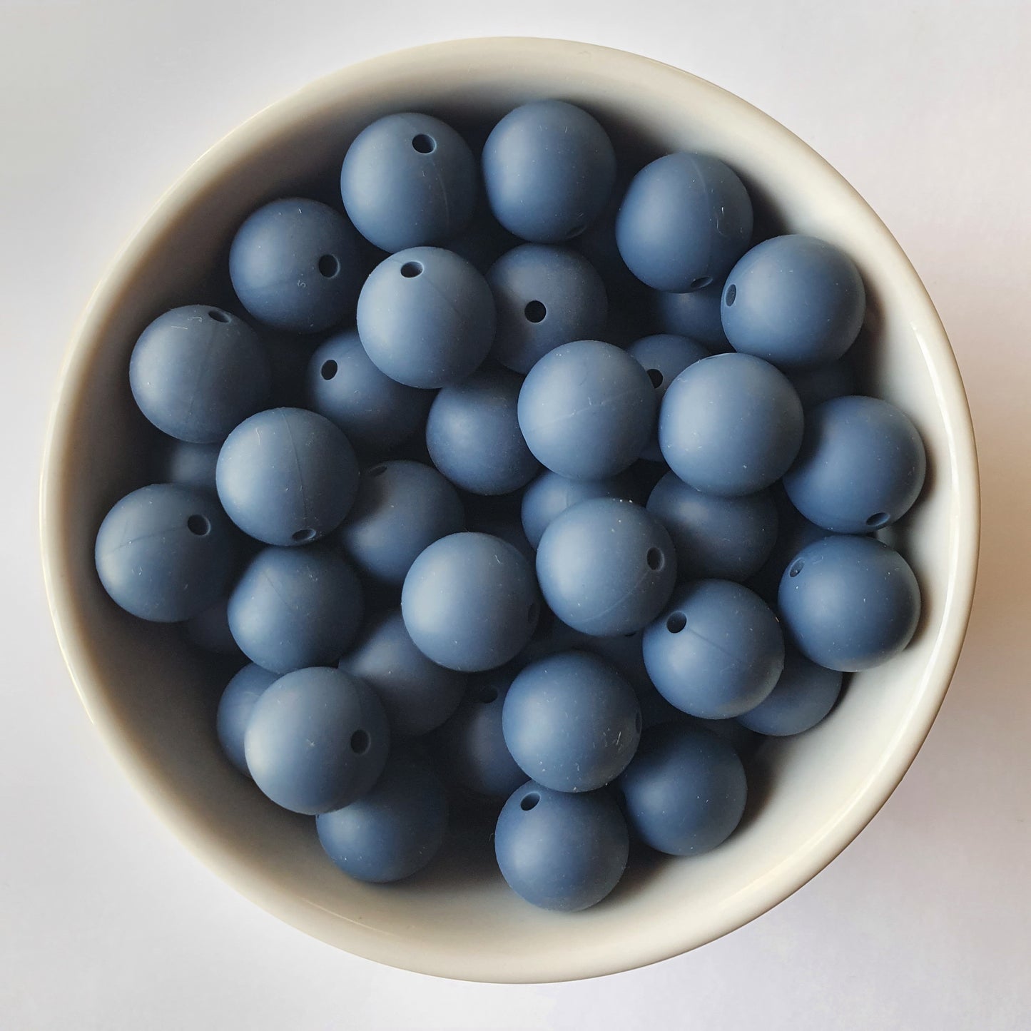 15mm Round Silicone Beads