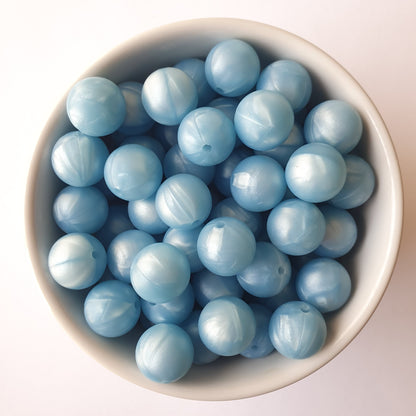 15mm Round Silicone Beads