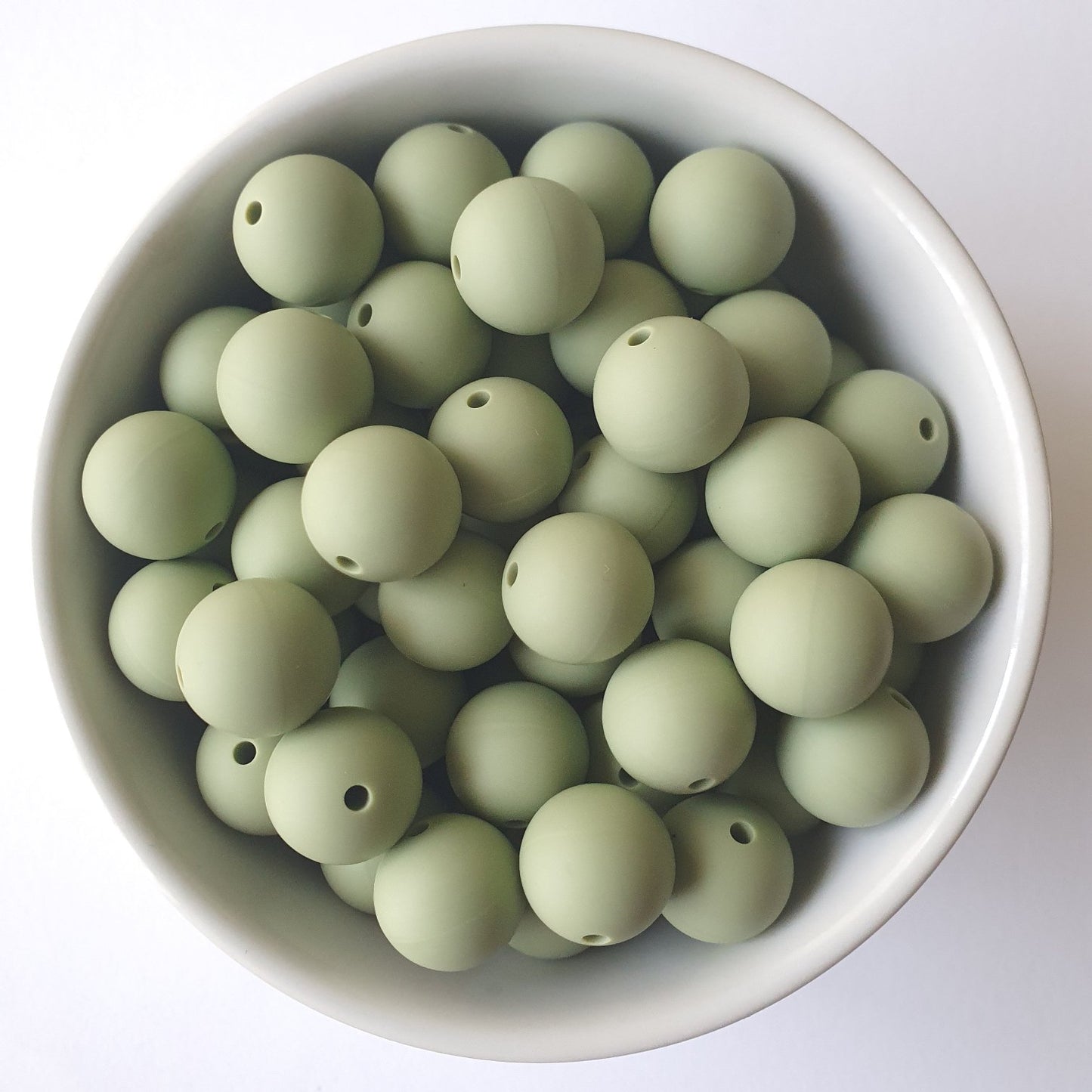 15mm Round Silicone Beads
