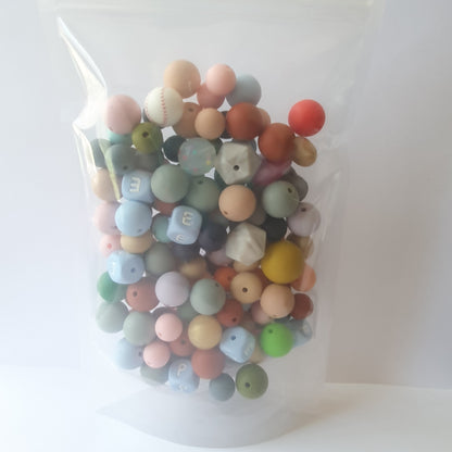 Mixed Silicone Beads