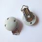 35mm Round Silicone Pacifier Clips - Hey Beadly