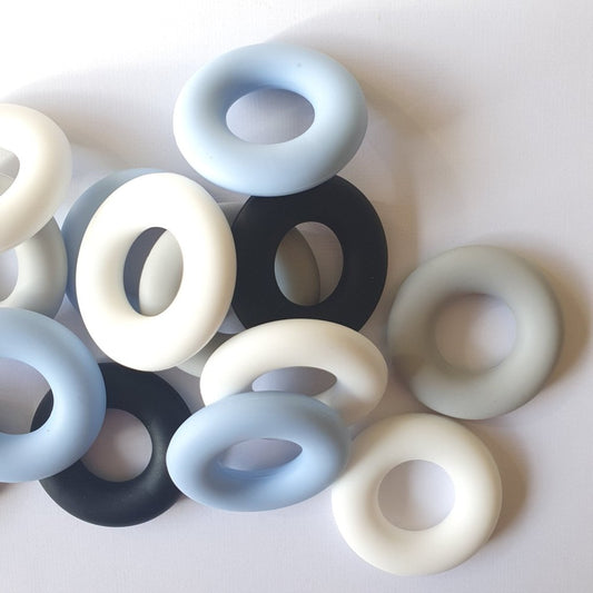 43mm Silicone Donut Ring - Hey Beadly