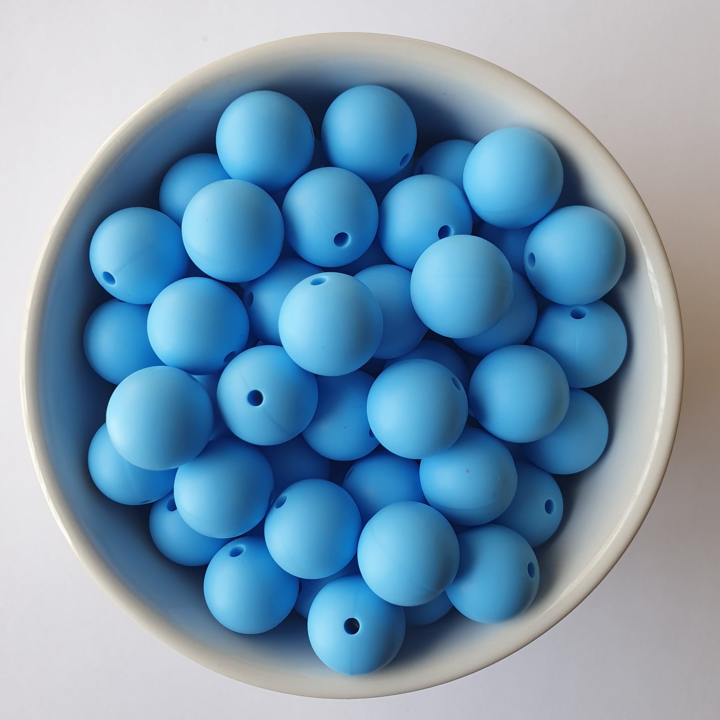 15mm Round Silicone Beads