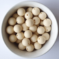 Navajo White silicone beads 15mm